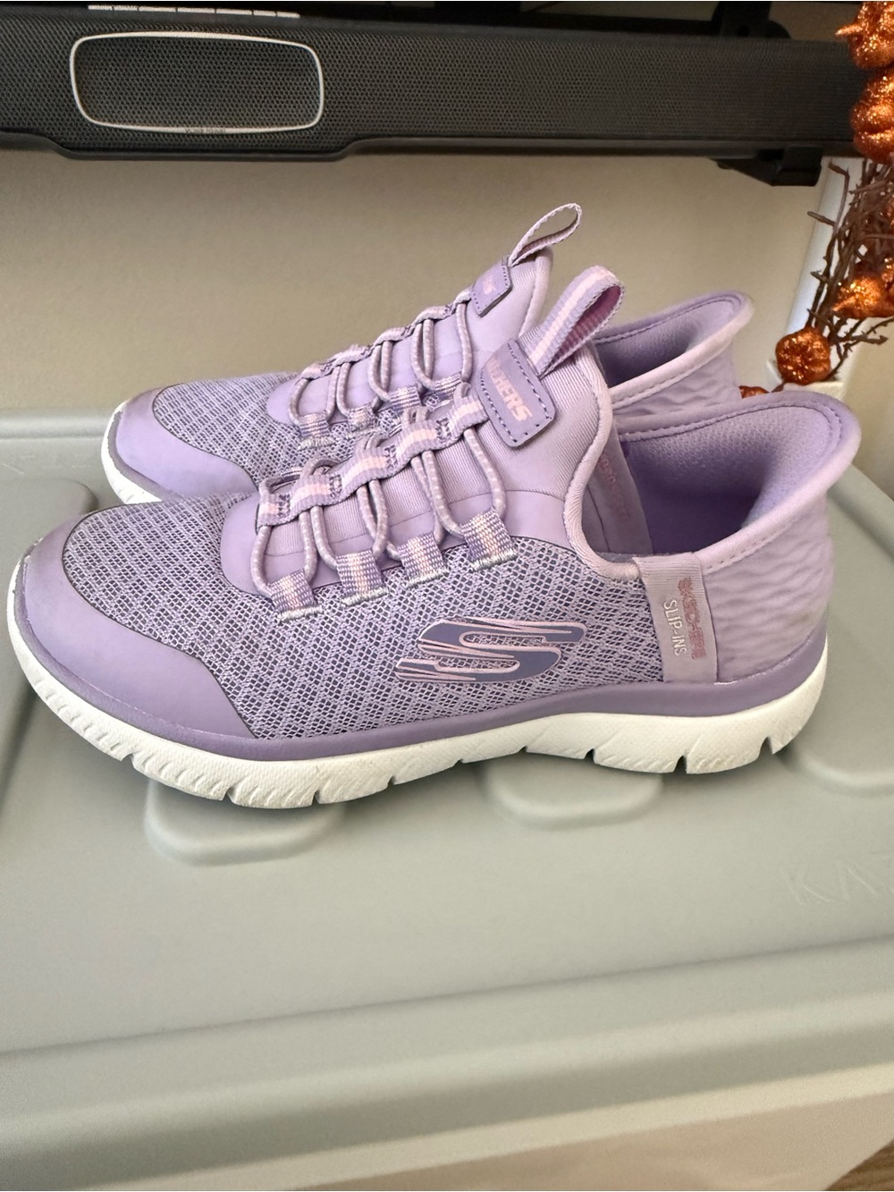 Kids Skechers Hands Free Slip-ins Size 11
